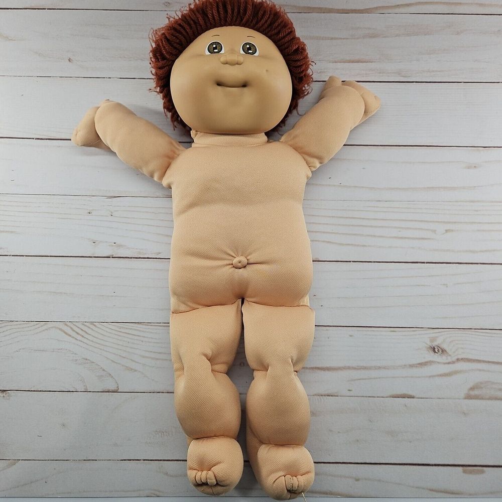 Vintage‎ 1985 Cabbage Patch Kid Girl Brown Eyes Red Hair Coleco Xavier Roberts - Picture 2 of 6